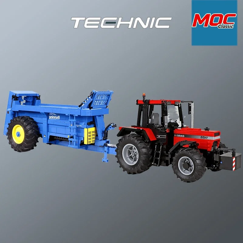 New Design MOC 1:17 Tractor &Lowlander Technic Model - Trendy Educational Toy - Stress-Relief Toy - Top Choice  Holiday Gifts