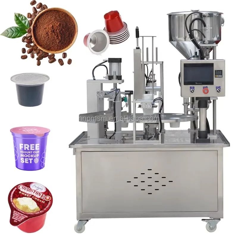 Excellent Nespresso Capsule Filler Hot Sale Industrial Rotary Filling Line Efficient Food Filling and Sealing Machine Good Price