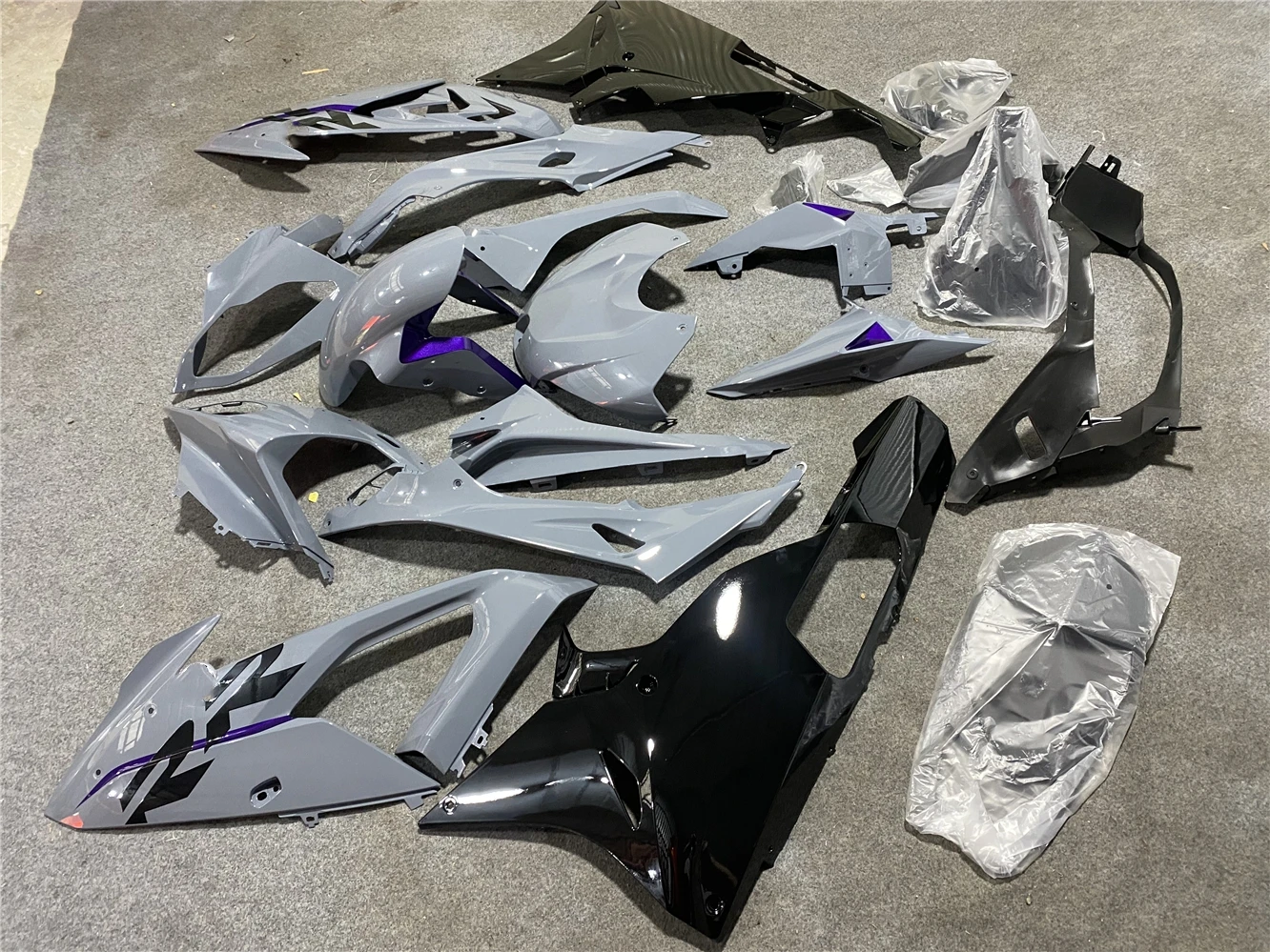 Motorcycle Fairing Kit for S1000RR 15 16 year S1000 2015 2016 Fairing Gray purple Black motorcycle housing