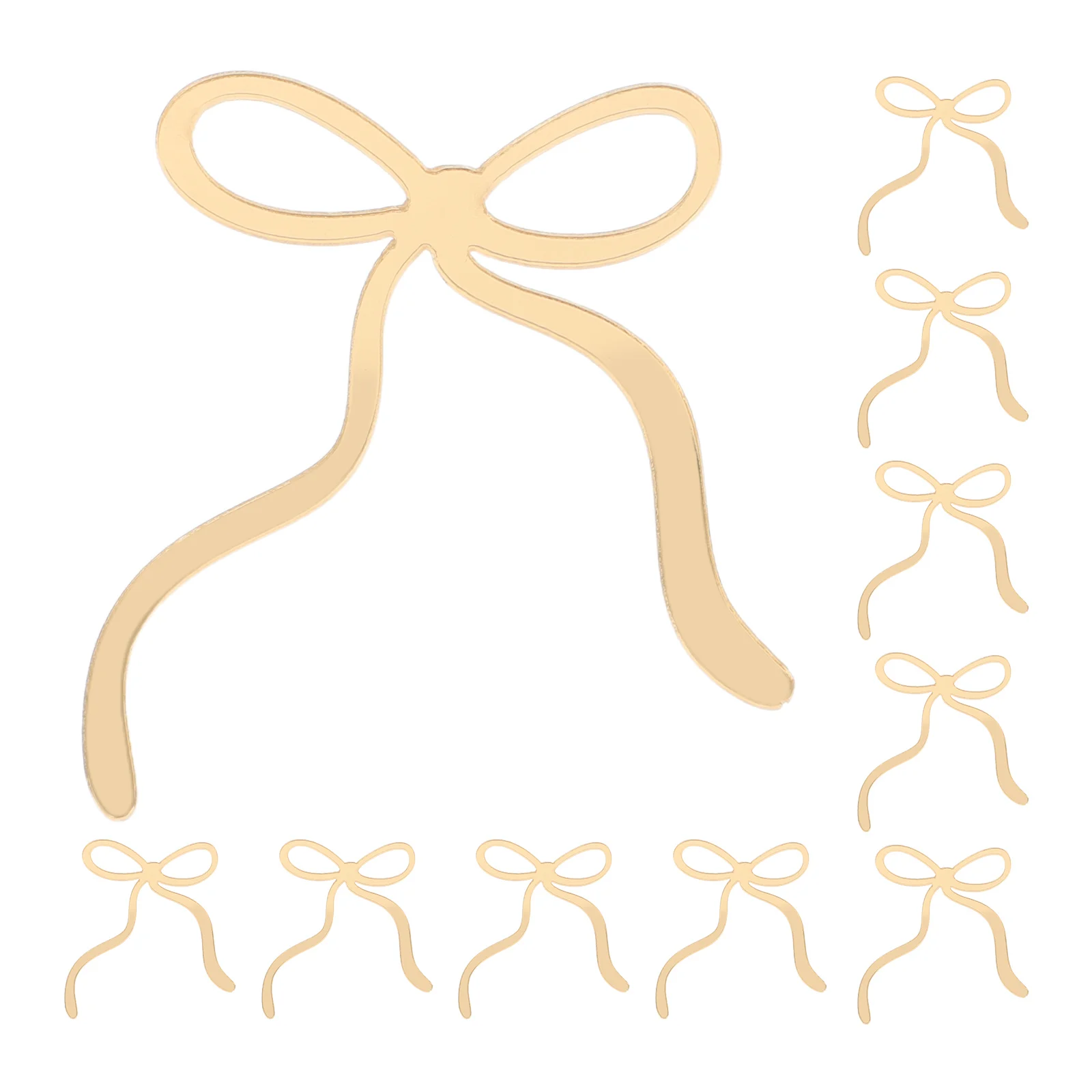 

Bow Cake Decoration Decorations Cupcake Toppers Birthday for Cakes Bowknot Desserts
