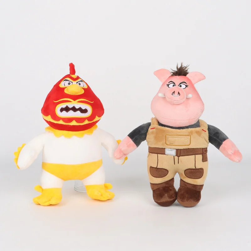 Les méchants 2 requin cochon Doom Kitty chat jouets en peluche marchandise de film recueillir des cadeaux décoratifs réalistes pour les enfants et les amis