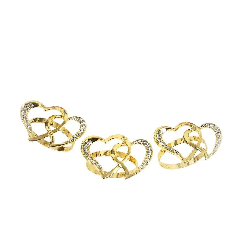 Love napkin ring European style meal buckle napkin ring Valentine\'s Day hotel wedding party table decoration napkin buckle