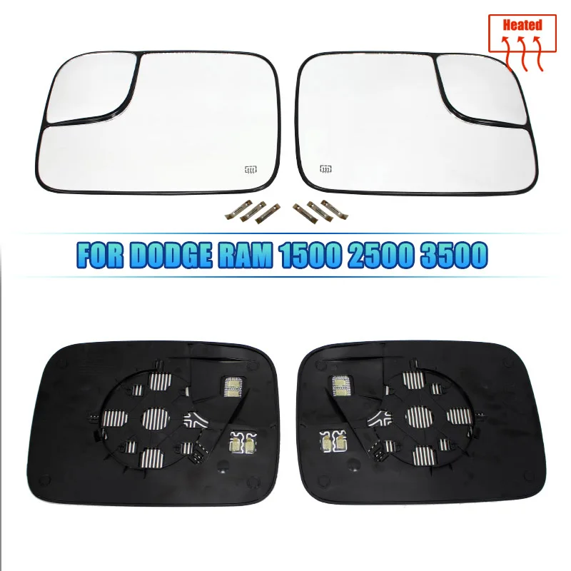 

1PCS Replacement for Dodge Ram 1500 2500 3500 2005-2008 Car Side Heated Mirror Glass Rearview Mirror Lens Left /Right