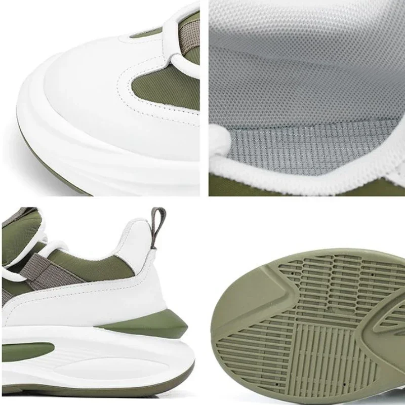 Luxury Men\'s Sneakers Designer Platform Men Running Shoes Quality Comfortable Casual Shoes Lace-Up Men Sport Shoes tenis hombres