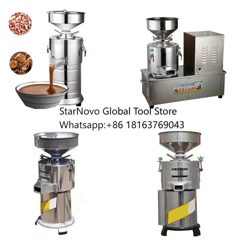 2026 Hot! Butter Peanut Sesame Grinding Machine Multi-function Food Grinding Machine Sesame Paste Grinder