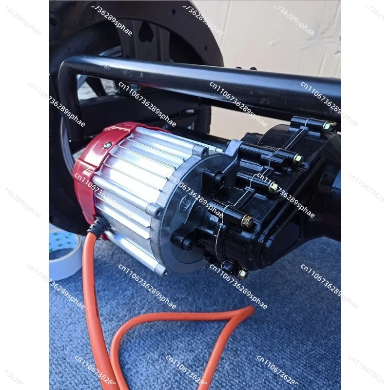 Rear axle assembly of two-wheel electric vehicle modified three-wheel full set of accessories
