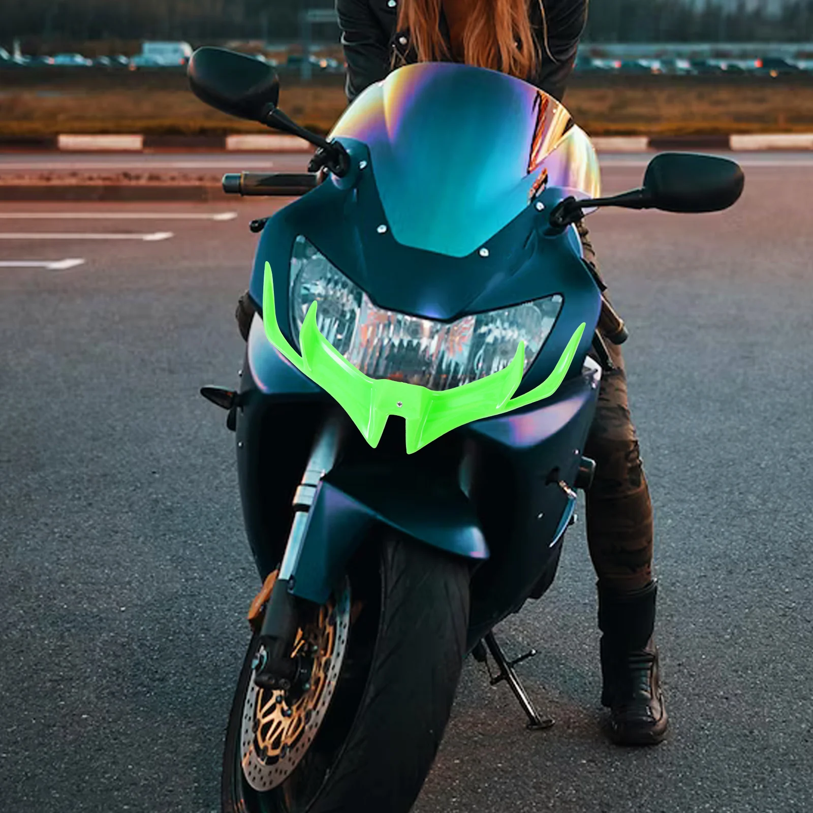 

Motorcycle Winglets Accessories for Motorcycles Wings Spoiler Motorbike Decor Racing Modification