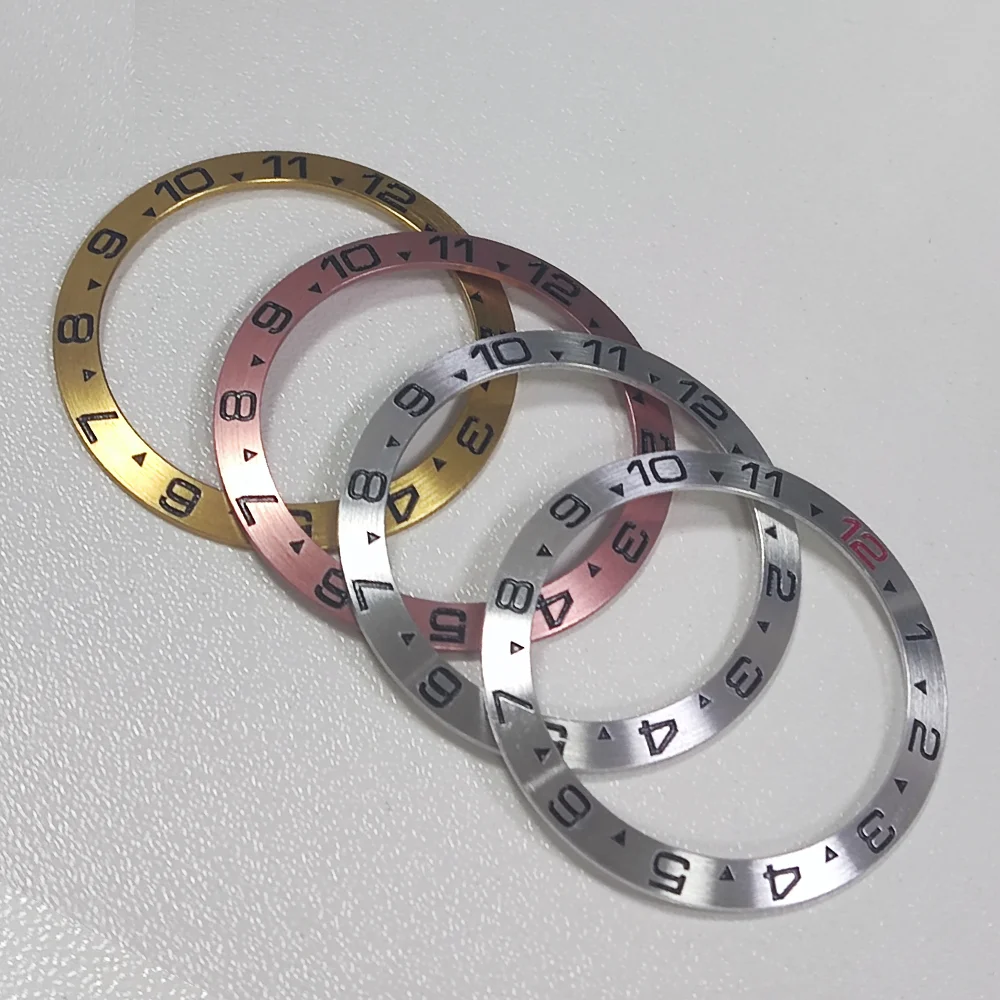 

38mm high-quality new ceramic/aluminum watch bezel suitable for 40mm case watch accessories