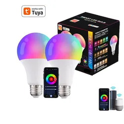Smart Graffiti LED Bulb Alex 10W 15W RGB+WW+CW Spotlights Google Home Voice Control Mobile App Control WiFi Smart Light LED Bulb