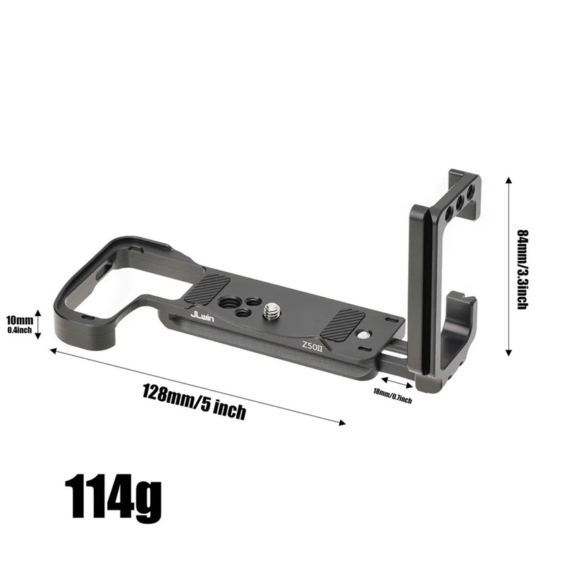 -A14E Jlwin Z50II قبضة يد عمودية سريعة الإصدار على شكل حرف L لنيكون Z50 II مع مرفق حامل ثلاثي القوائم للكاميرا