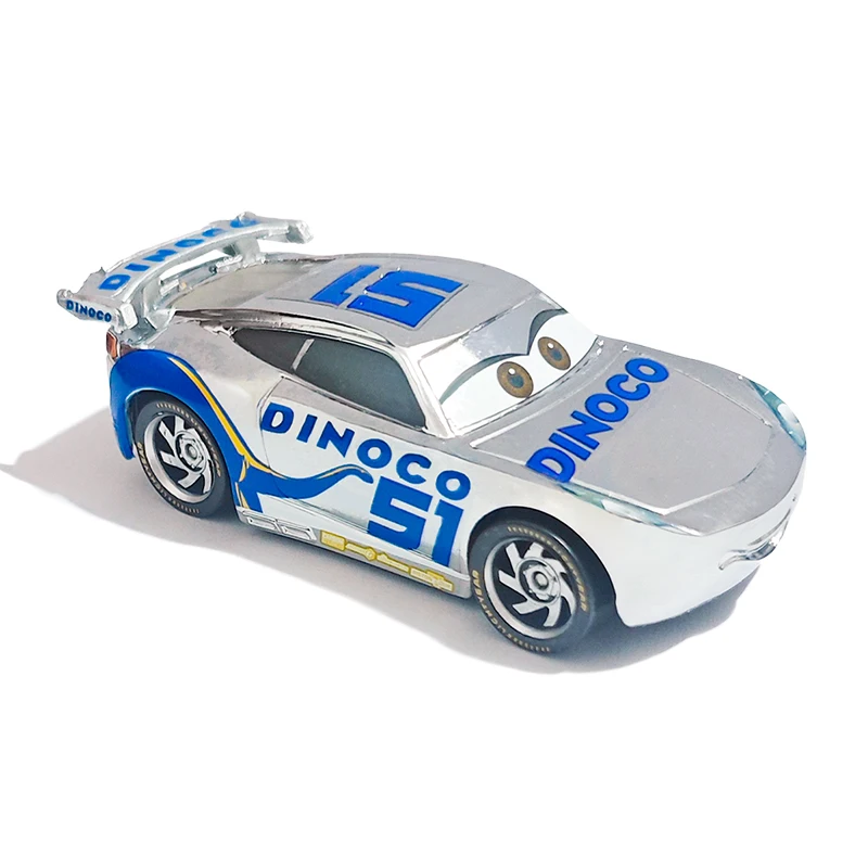 Cars 3 Pixar Cars 2 Lightning McQueen Mater Sheriff Legierungsmetall-Modellautos 1:55 Metallspielzeugfahrzeuge Jungen Kinder Geschenke Spielzeug