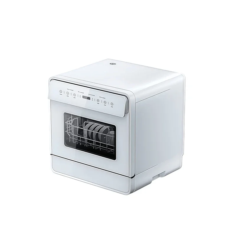 Smart Countertop Dishwasher: High-Temperature Wash at 70°C with Ventilation and Drying; Compact Touchscreen Dishwasher