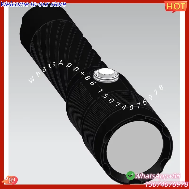 2026New 3W IP65 Rechargeable White Flashlight With 1 Year Warranty - Ideal for Emergency Situations and Camping Etc.