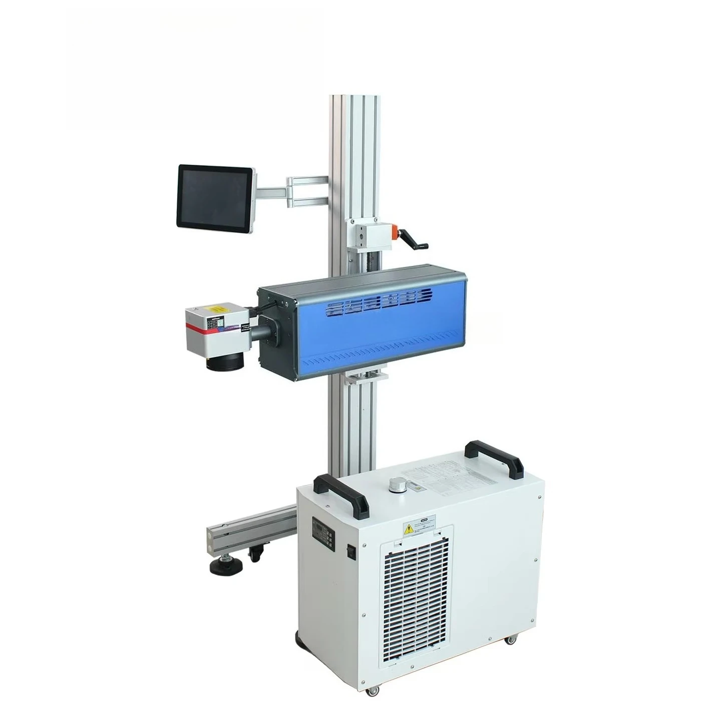 High Precision UV Flying Marking Printer for Food Industry Water Cooling System Electric Metal Carton Essential Engine