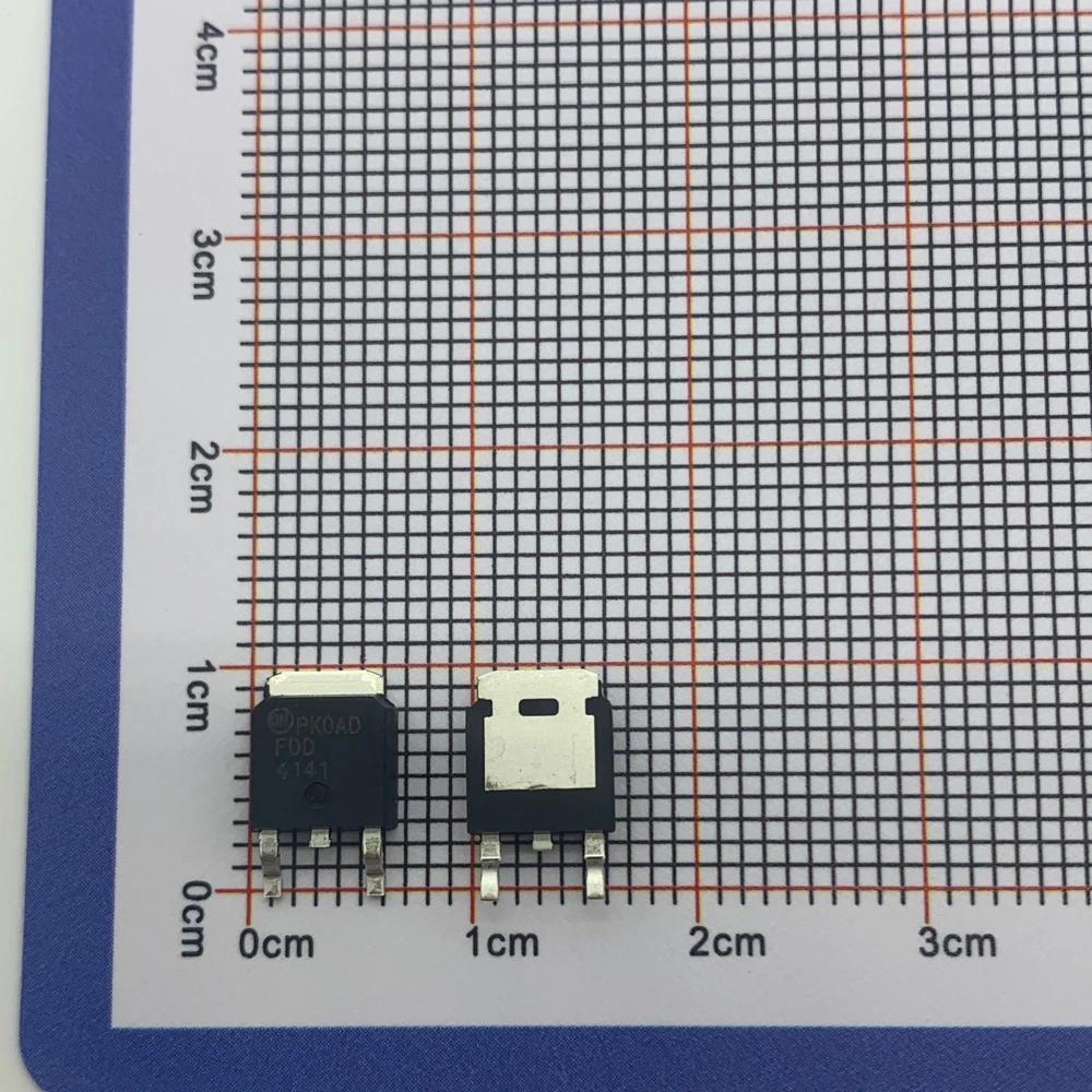 10PCS/ New original FDD4141 4141 50A 40V P-channel MOS field effect tube patch TO-252