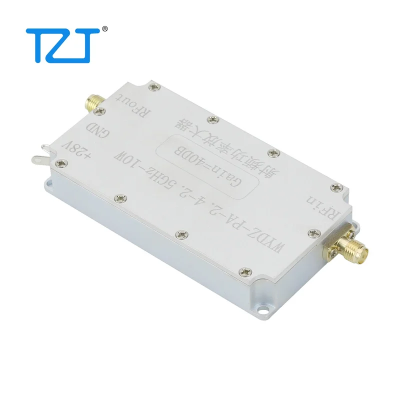 TZT WYDZ-PA-2.4-2.5GHz-10W RF Power Amplifier RF Power Amp (without Heat Sink) with 40dB Gain 10W Output