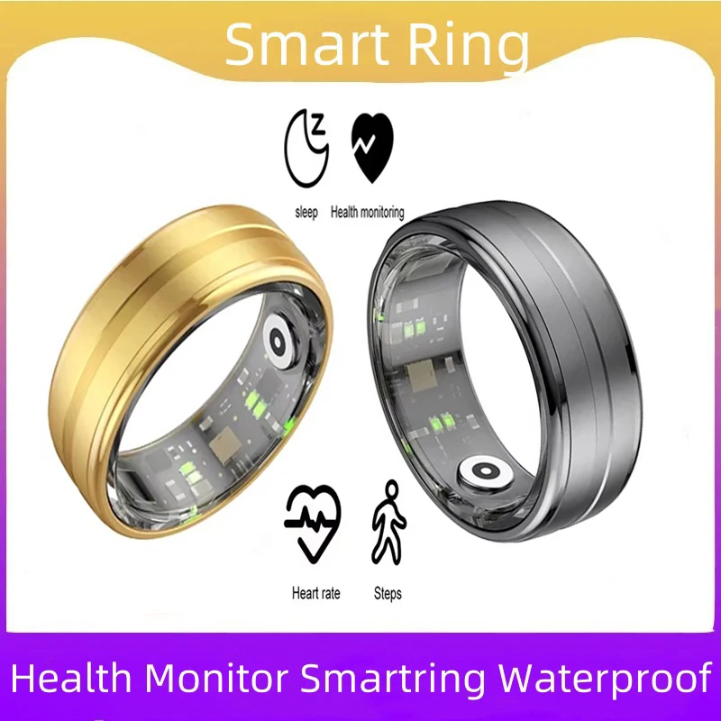 

R06 Смарт-кольцо 2025 Мужчины Женщины Монитор здоровья IP68 5ATM Водонепроницаемый Smartring Фитнес-трекер Мужские умные кольца Несколько спортивных режимов