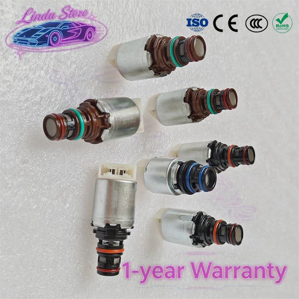7PCS Original New 6R80 Transmission Valve Body Solenoid For Ford Explorer Ranger Mustang Territory Transit Everest