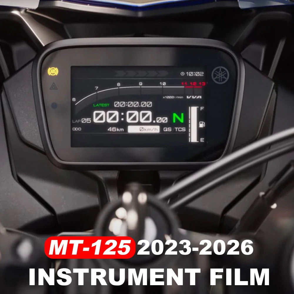 

For Yamaha MT-125 YZF-R125 2023-2026 Screen Protector Film MT 125 YZF R125 Screen Dashboard Protection Instrument Film