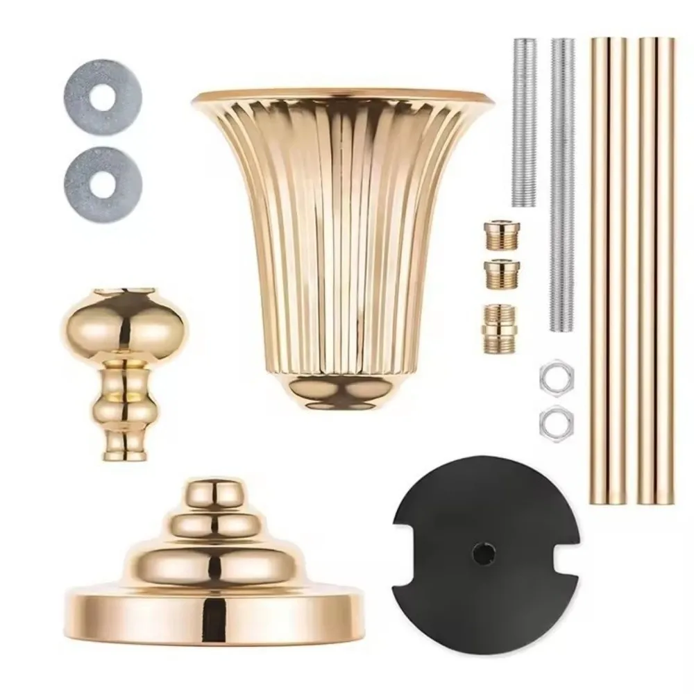 

Luxury Golden Flower Vase Metal Flower Arrangement Artificial Flower Vase Table Flower Vase Wedding Party