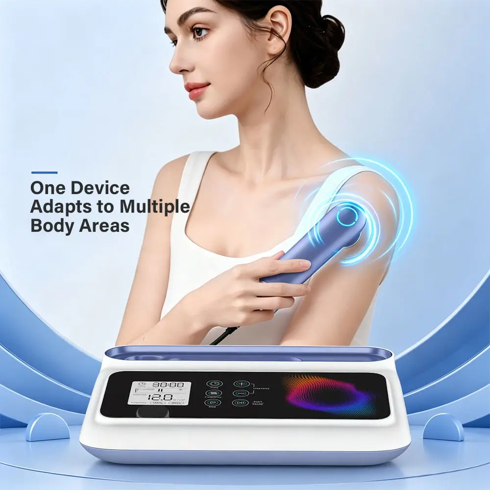 Home-Use Ultrasonic Body Massager 1-3 MHz Superficial Precision & Deep Tissue Care Dual-Frequency Output Musculoskeletal Therapy
