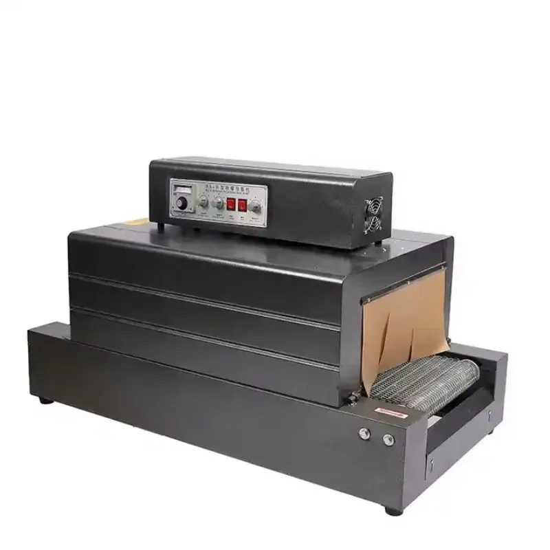 Reliable Quality Electric Shrink Tunnel Heat Shrink Machine PLC-Driven Tunnel Wrap for Food Beverage Carton Boxes Foil/Cans