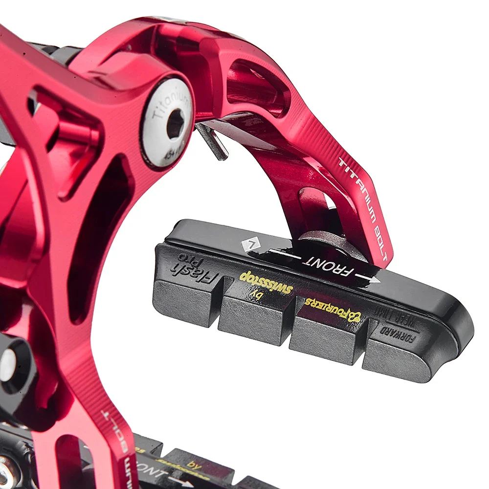 Premium Quality CNC Lightweight Manufacturing Road Bike C-Clips For STOP Brake Pads Lightweight Brake C-Clips