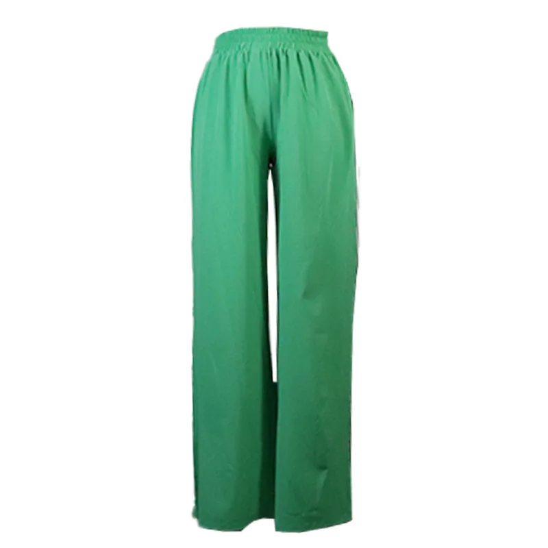 مزاجه المرأة السراويل دعوى فضفاضة تريد بلون تنوعا ركاب نمط بانت طويلة الأكمام أعلى الساق السراويل قطعتين مجموعة