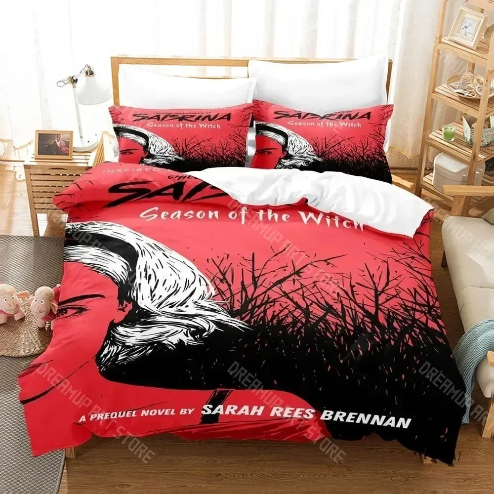 2026 3D Print Chilling Adventures Of Sabrina Movie Bedding Set Boys Girls Twin Queen King Size Duvet Cover Pillowcase Bed Boys A