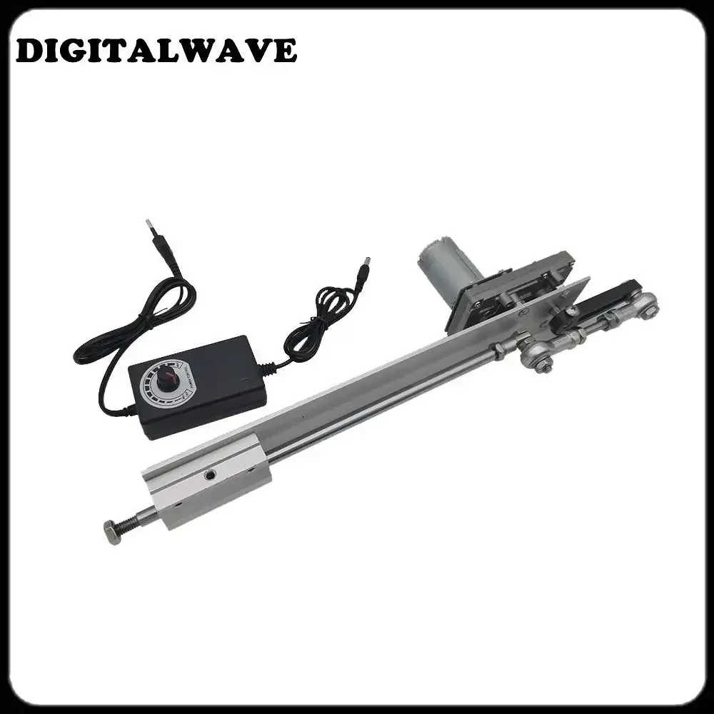 Telescopic Linear Actuator Kit With Speed Control And End Connector Reduction Motor 555 Reciprocating Linearly Motion