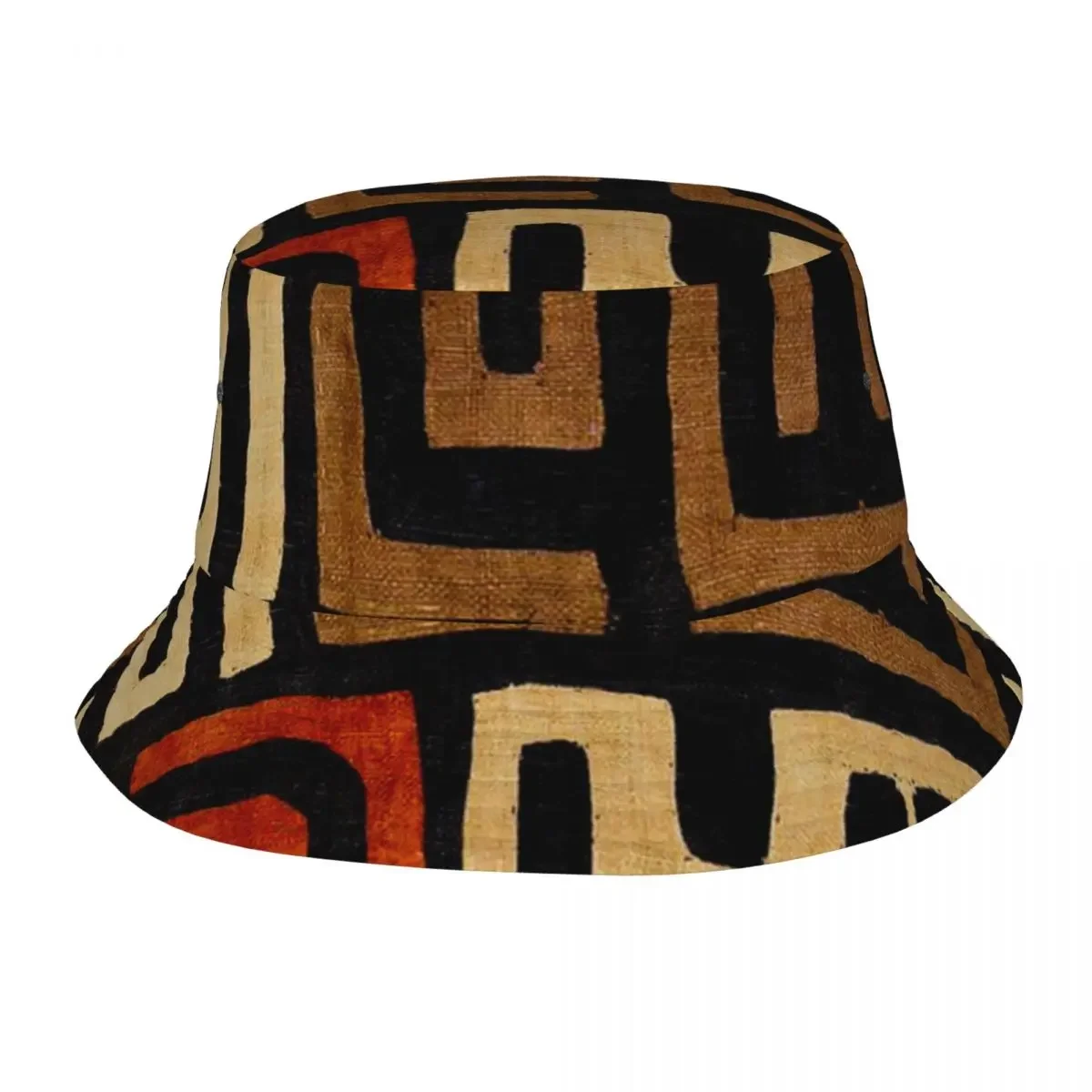 Woman Bucket Hats African Fabric Art Spring Picnic Headwear Camping Fisherman Hats Ancient Ispoti Hat Birthday Gifts