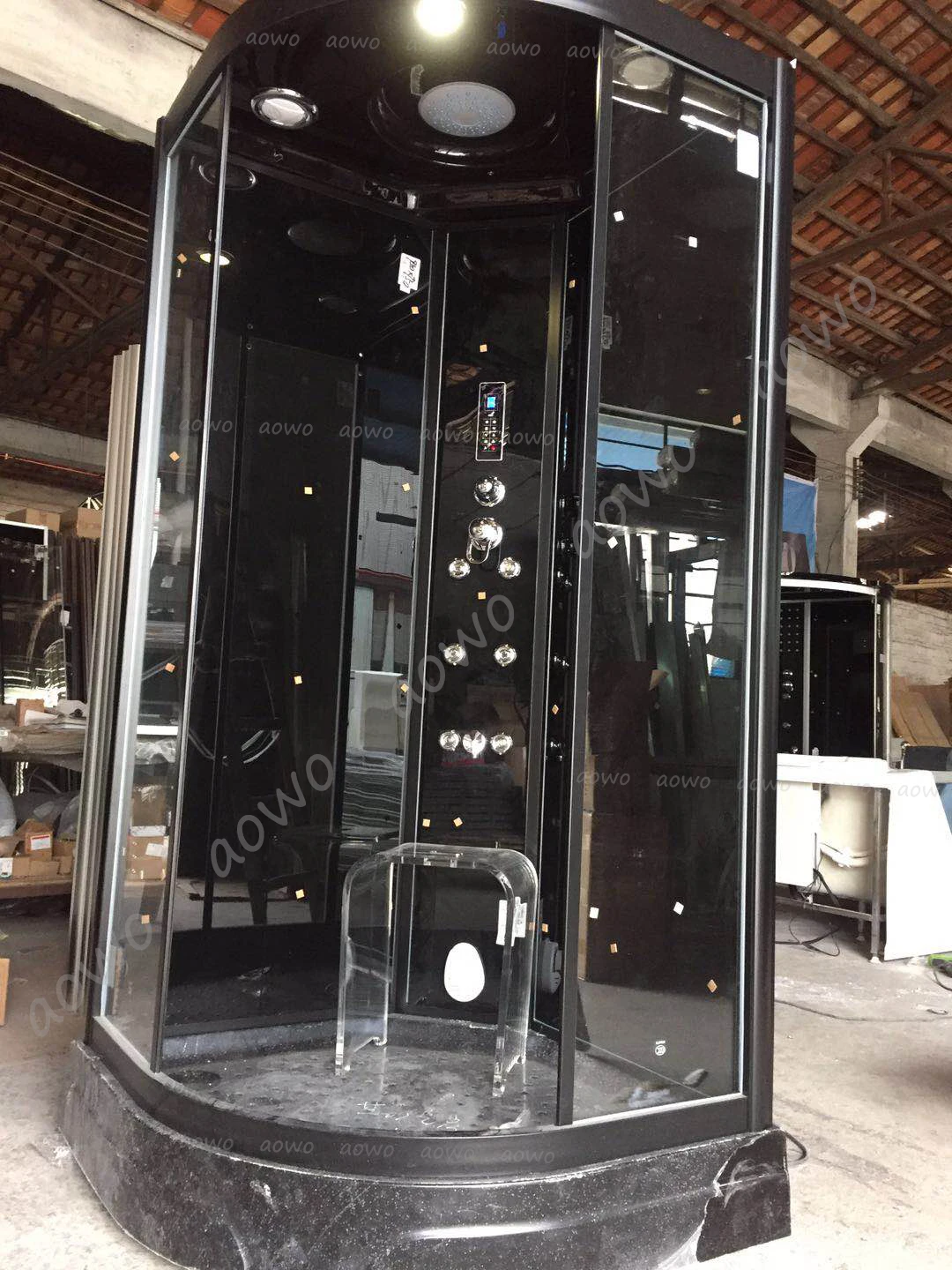 Ethiopian Japanese Style 1 Person Steam Box Jackozi Tub New Design Steam Cabin Hammam Halotherapy Yacuzzi