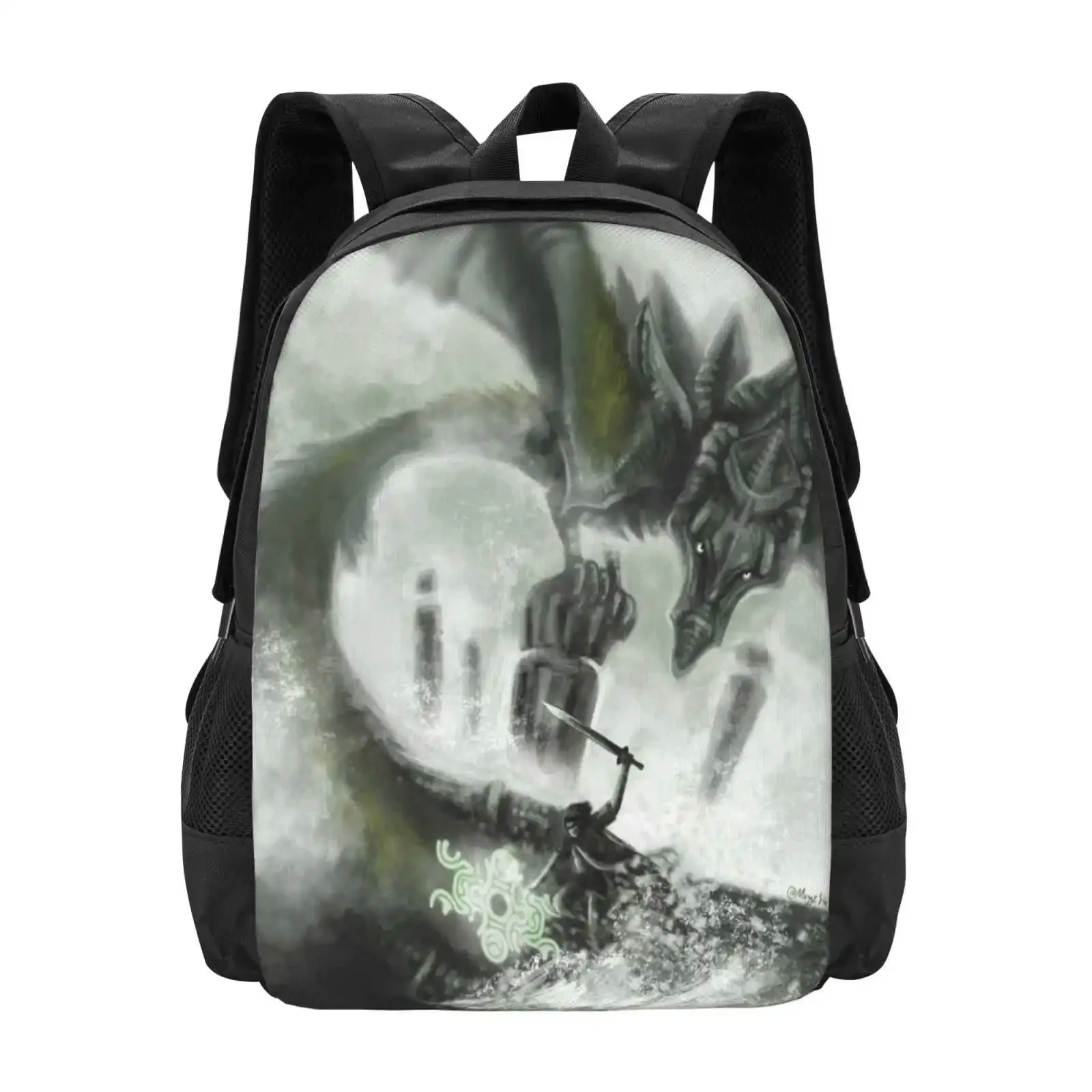 

Avion-Shadow Of The Colossus School Bags Travel Laptop Backpack Shadowofthecolossus Shadow Of The Colossus Avion