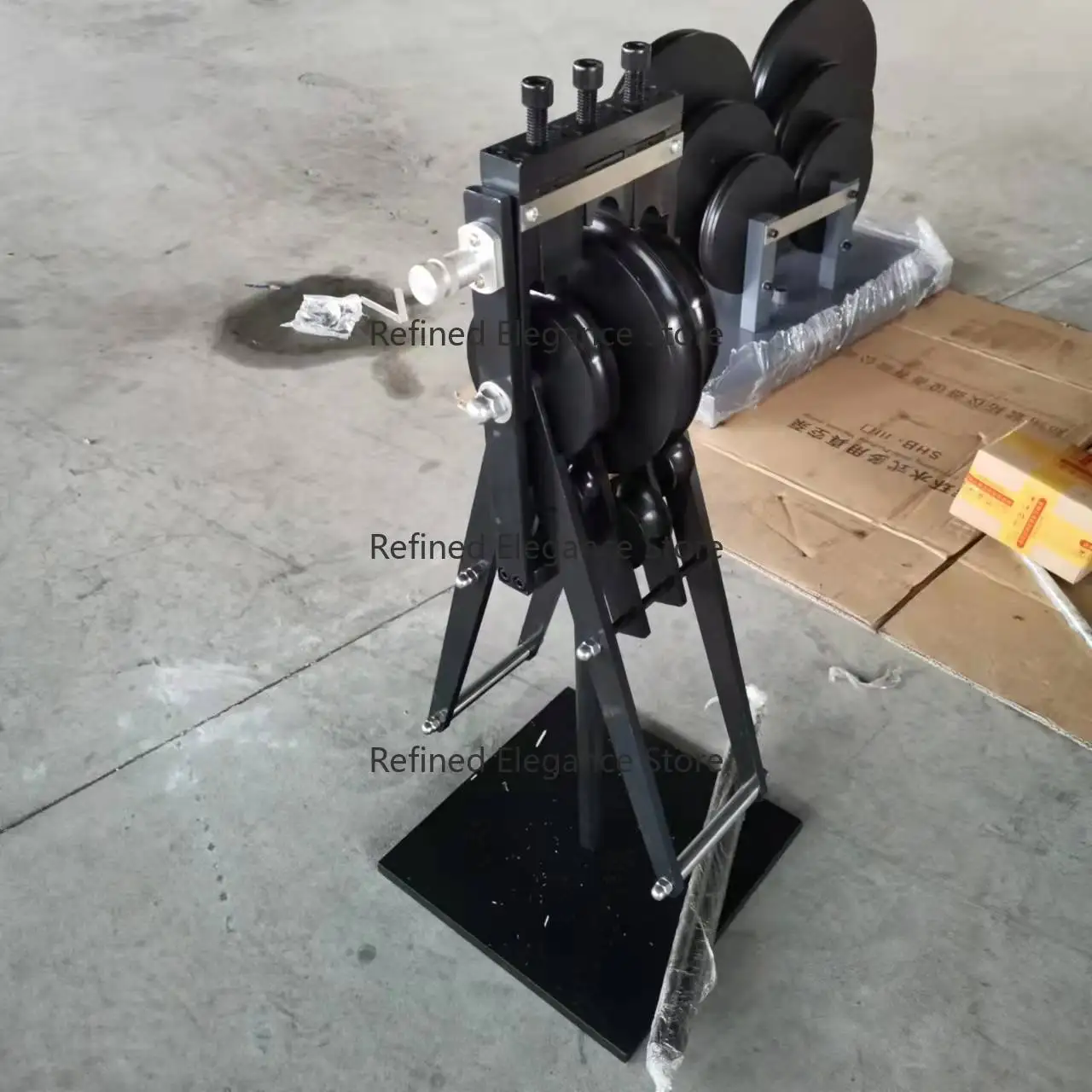 

Электротехническая машина для испытания гибки труб, черная, 40x40x90, 70 кг