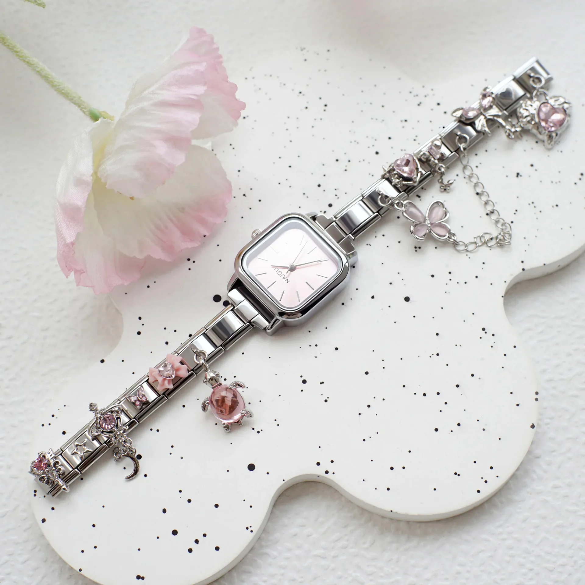 Women Square Italian Watch Sta - Italian Jewelry Watches recension och pris
