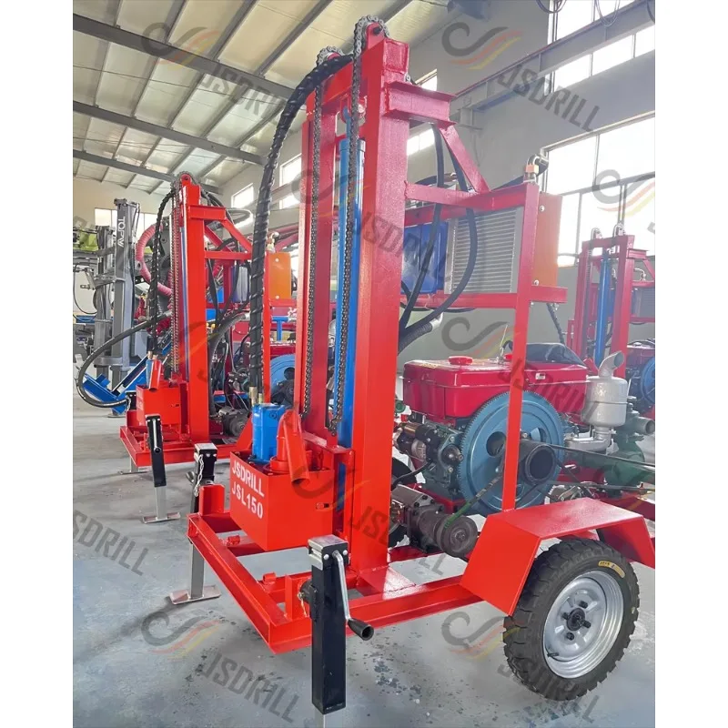 

Portable 150m 180m Water Well Drilling Rig for Sale with High Efficiency