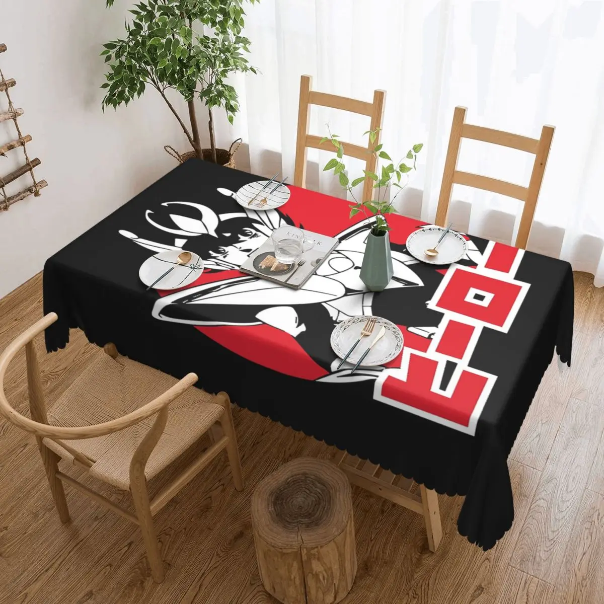Knights Of The Zodiac Saint Seiya Rectangular Tablecloth Waterproof Table Cover for Festival Party Decorations Table Cloth