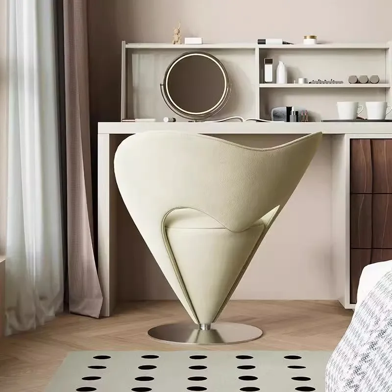 

Customizable Modern Simple Makeup Stool Light Luxury Premium Sense Girls Bedroom Dresser Stool Designer Rotatable Chair