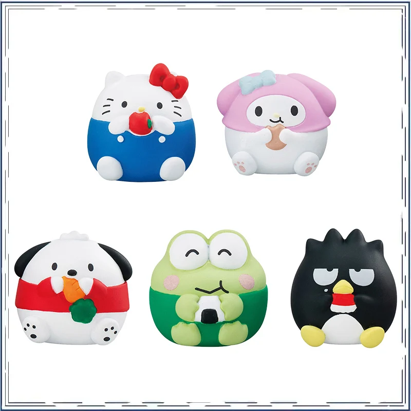 

Hello Kitty Kero Kero Keroppi Gashapon Doll Collection Ornament Keepsake Action Figure Model Kids Toy Christmas Gifts Model Toys