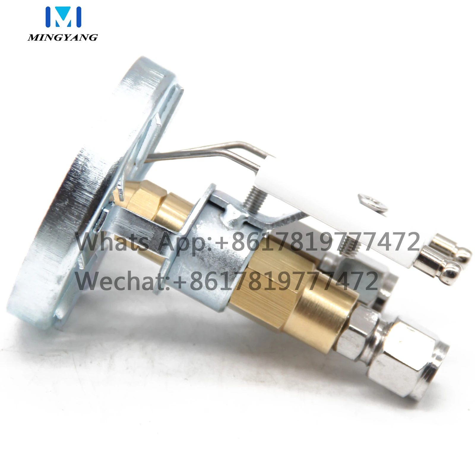 MINGYANG High Voltage Pulse Igniter 15KV Ignitor Transformer With Waste Oil Nozzle Brass Siphon Air Atomizing Nozzle