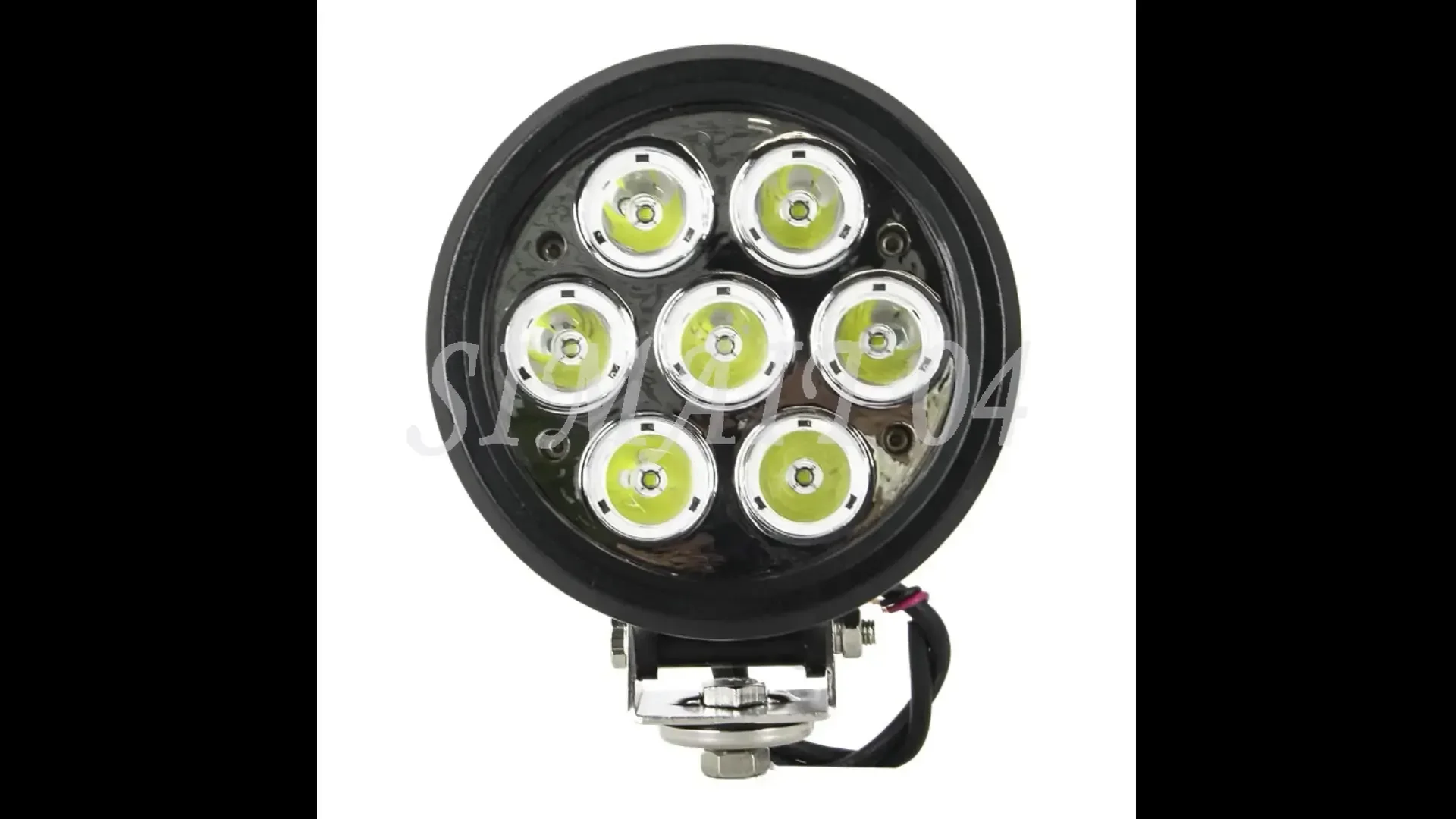 12v led tractor  round work lamp for truck offroad 4x4 tracktors with flood or spot beam