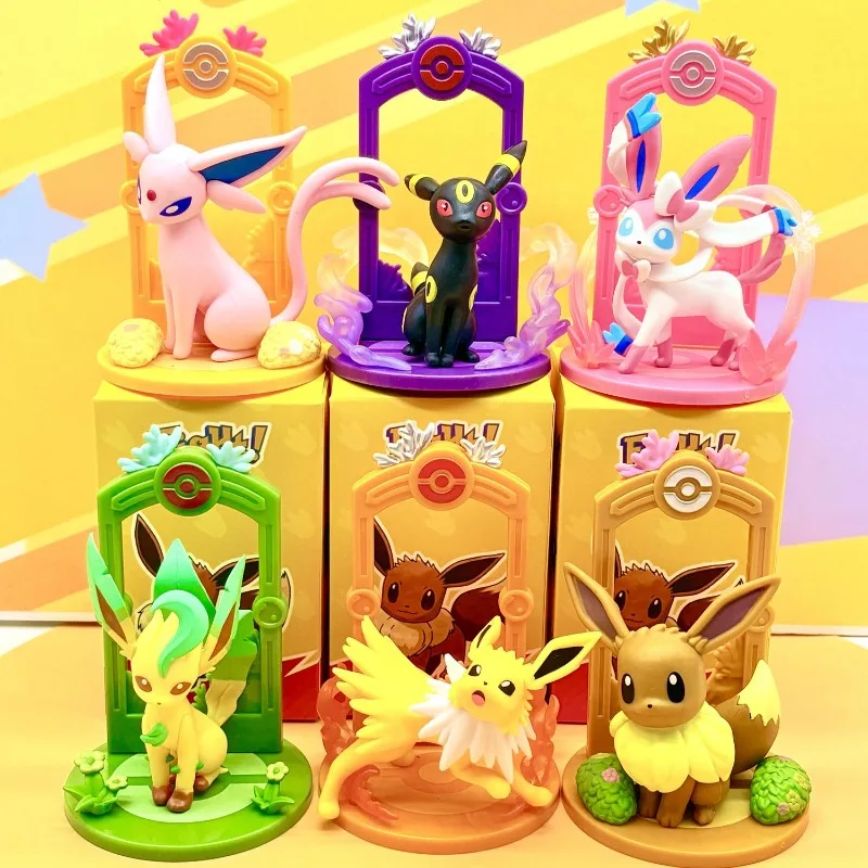 バンダイ スポットグッズ アニメ レッツゴー イブラヒモビッチ ブラインドボックス フィギュア エルフ ポケモン ポケモン フルセット 人形モデル 装飾品 誕生日ギフト