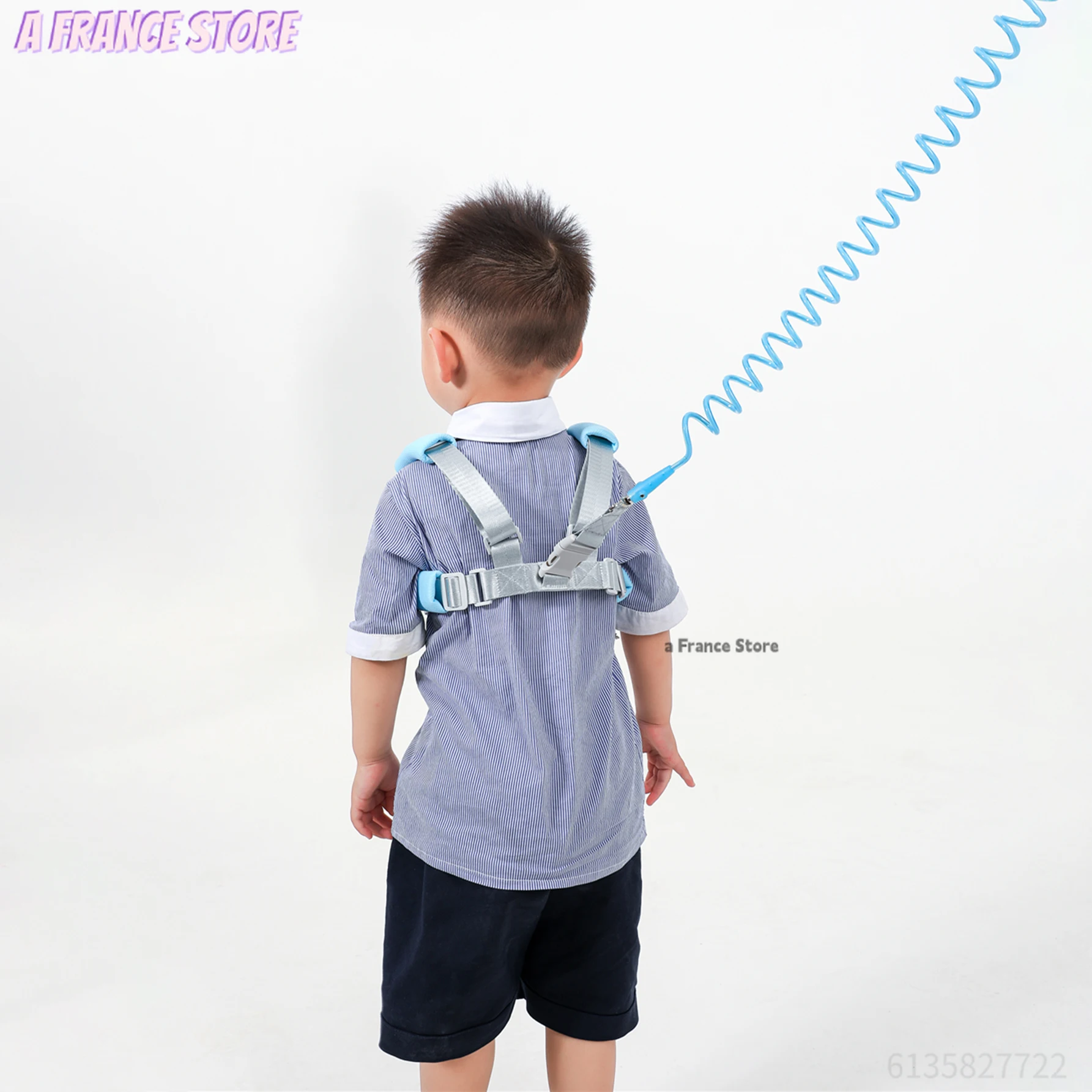 Ceinture de prévention des pertes pour nourrissons et jeunes enfants, corde de traction, bracelet de prévention des pertes pour bébé, corde à ressort de 1.5m, marche sûre pour bébé