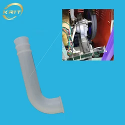 2 Pieces Crooked Silicone Conduit Pipe L Shape New Accessory For Soft Serve Ice Cream Machines