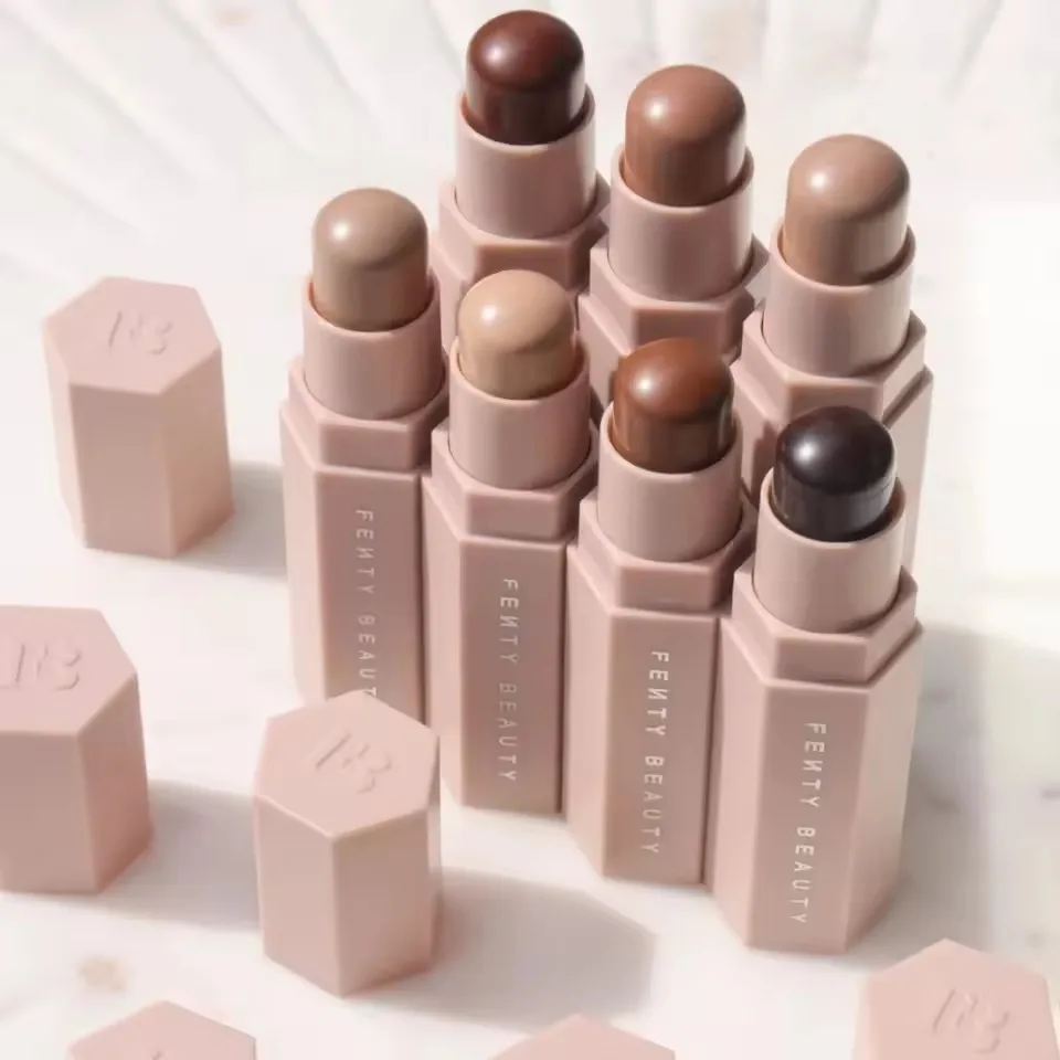 Cosmetics Lip Color Texture Is Light Moist,Natural Three-dimensional,3D Streamer Two-color High Gloss Powder Diamond Highlight