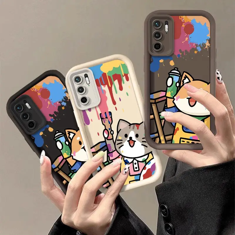 Note 10 Little Painter New Sky Eye Phone Case For Xiaomi Redmi Note 10 10S 10T 10Pro 12S 9 9Pro 9S 9T 11S 11 11Pro 8 8Pro Cover