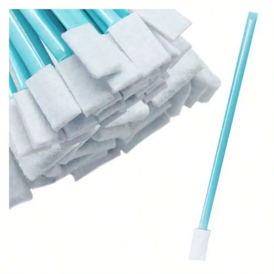 

Disposable Cleaning Swab Sticks With Sponge Tip For Tight Spaces Automotive Detailing Tools 50PCS