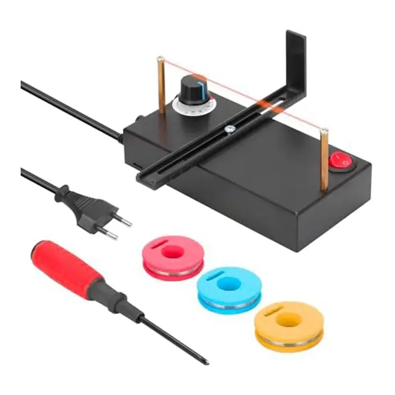 B03C-Ribbon Cutter, Home Use Hot Ribbon Cutter Machine DIY Rope Band Craft Manual Tool Machine High Thermal EU Plug Easy Install