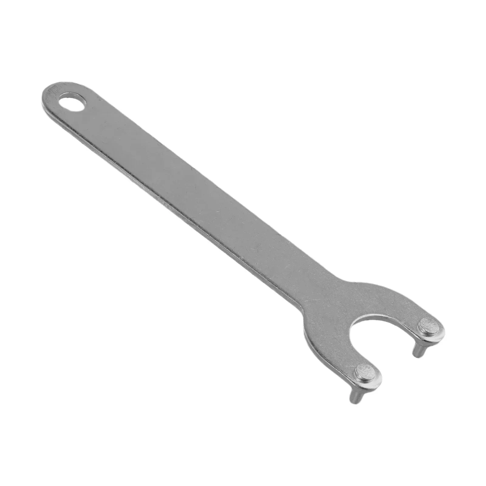 1pc Angle Grinder Key Flanged Wrench 2-jaw Spanner For Dismantling Angle Grinder Marble Machine Flange Wrench Fastener Tools