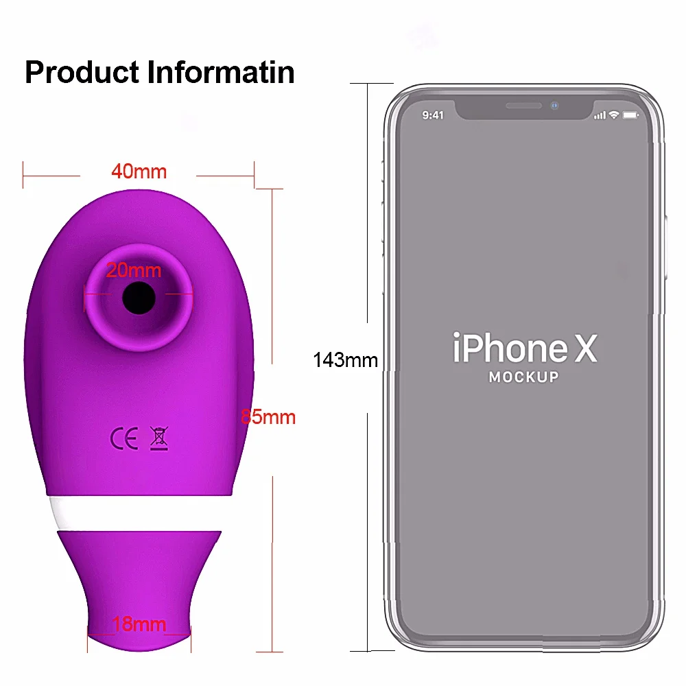2 في 1 البظر مص الحلمة هزاز للنساء g-بقعة شفط كأس لعق البظر محفز لعبة الجنس لوازم الكبار 18 + اللسان #5